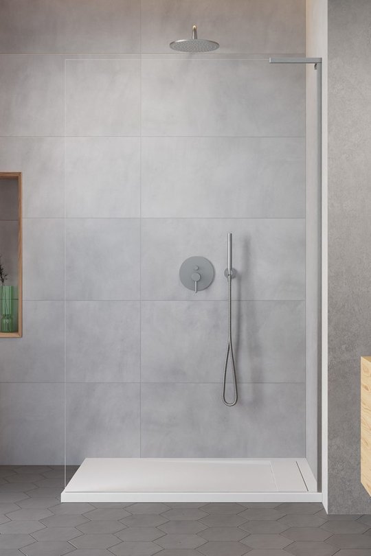 Душевая перегородка Radaway Modo SL Brushed Nickel II 65 см (10319065-91-01R) walk-in Прозрачное