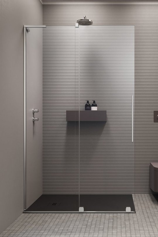 Душевая перегородка Radaway Furo SL Walk-in 90L (10306488-01-01L+10110444-01-01) walk-in Прозоре