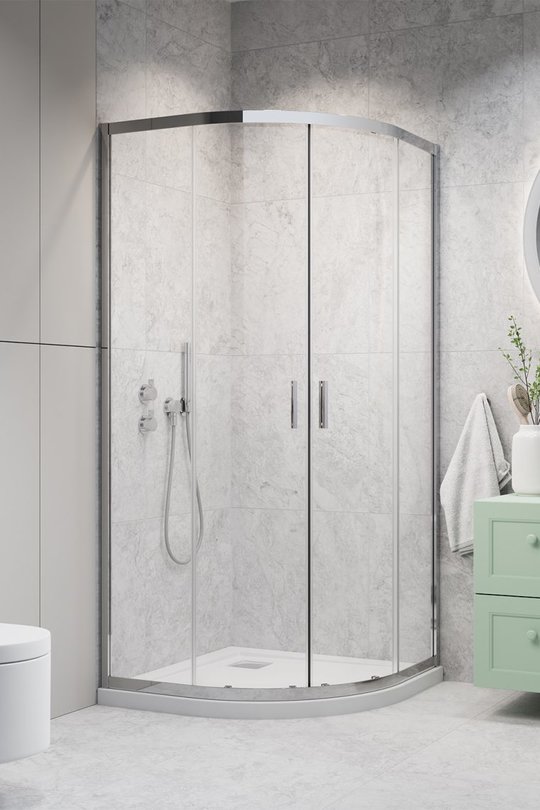 Душевая кабина Radaway Alienta A 80Lx80R (10228080-01-01) Радиусные симметричные Прозрачное