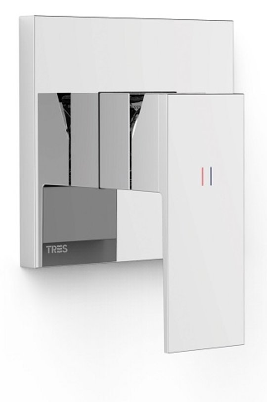 Змішувач Tres Slim Exclusive SLIM-TRES, хром (10627701) Для ванни, Для душа Хром