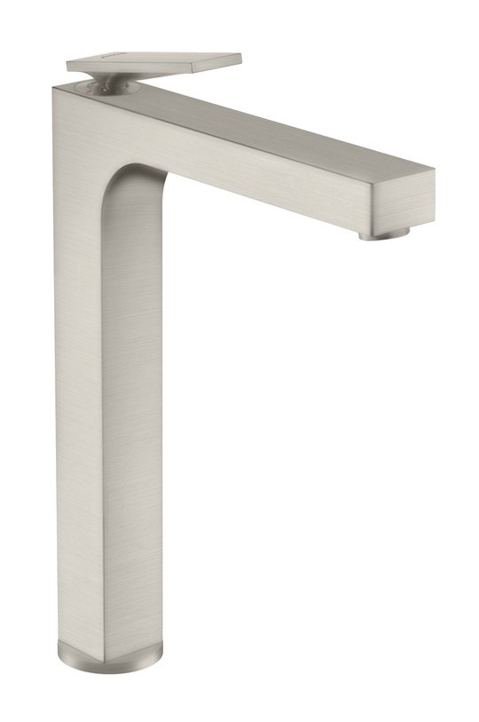 Смеситель для раковины 280 мм Axor Citterio, Stainless Steel Optic (39021800) Для раковины Нерж. сталь