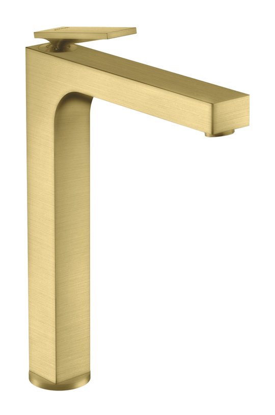 Смеситель для раковины 280 мм Axor Citterio, Brushed Brass (39021950) Для раковины Латунь
