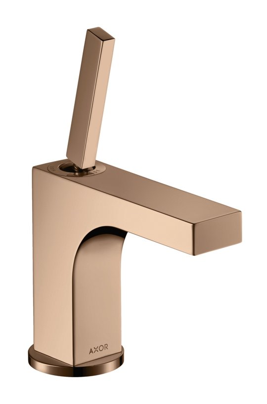 Смеситель для раковины 90 мм Axor Citterio, Polished Red Gold (39035300) Для раковины Красное золото