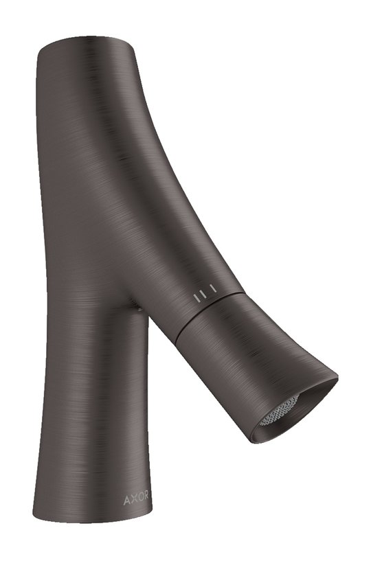 Смеситель для раковины для холодной воды Axor Starck Organic, Brushed Black Chrome (12110340) Для раковины Черный