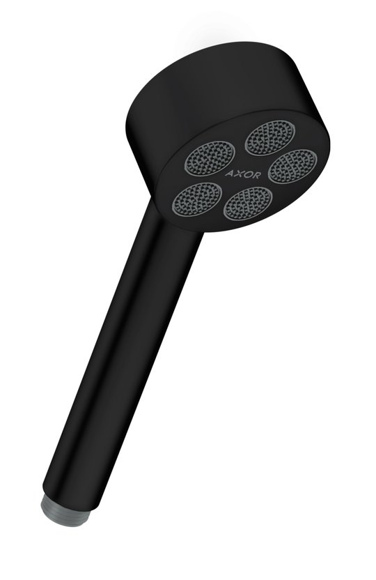 Ручной душ Axor One 1jet EcoSmart, Matt Black (48651670) Ручные души (лейки) Черный, Черный матовый