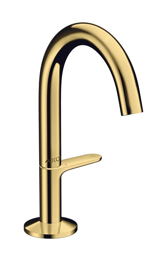 Змішувач для раковини Axor One, Polished Gold Optic (48010990) Для раковини Золото