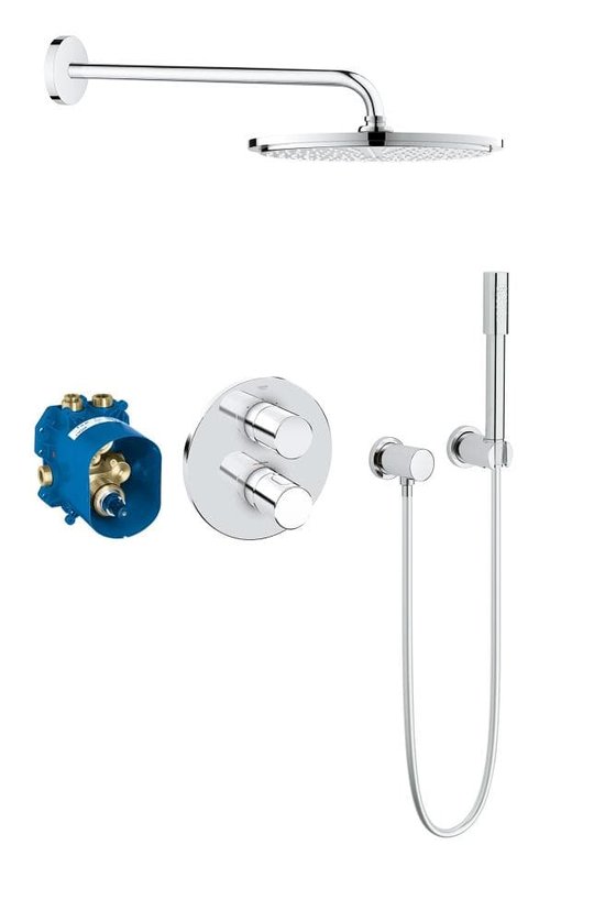 Душевой комплект Grohtherm 3000 Cosmopolitan с душем Rainshower Cosmopolitan 310 (34630000) Душевые комплекты (системы) Хром