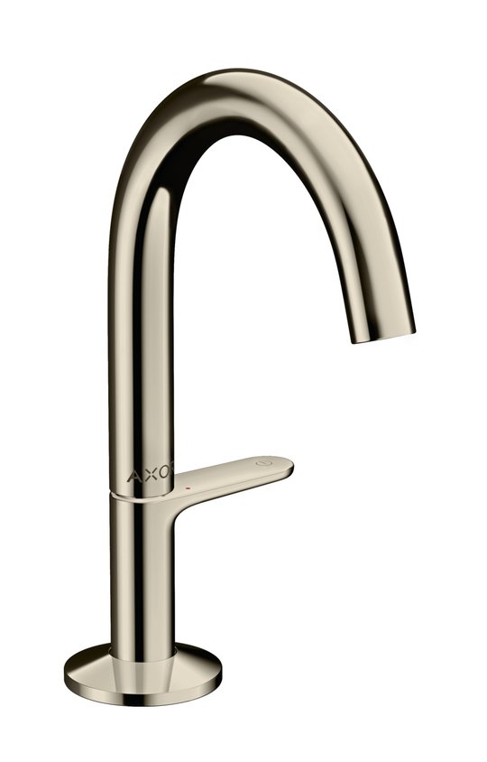 Смеситель для раковины Axor One, Polished Nickel (48010830) Для раковины Никель