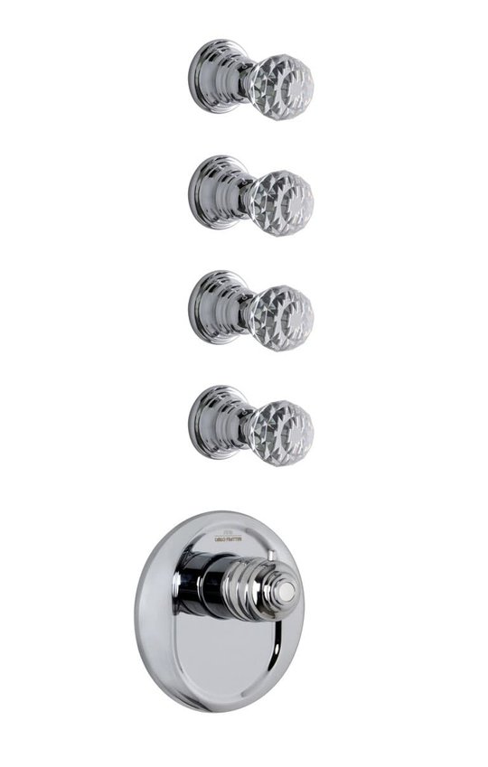 Змішувач Fima Carlo Frattini Fimatherm (F5113X4CCR) Для ванни, Для душа Хром
