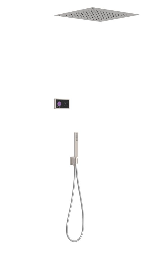 Электронный душевой комплект скрытого монтажа Tres SHOWER TECHNOLOGY, сталь (09288561AC) Душевые комплекты (системы) Сталь
