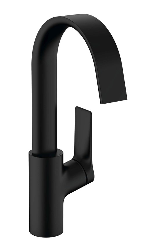 Смеситель для раковины Hansgrohe Vivenis 210, черный матовый (75030670) Для раковины Черный матовый