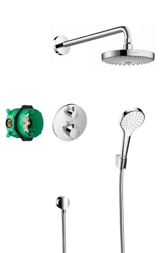 Душовий комплект Hansgrohe Croma Select S (27295000) Душові комплекти (системи) Хром