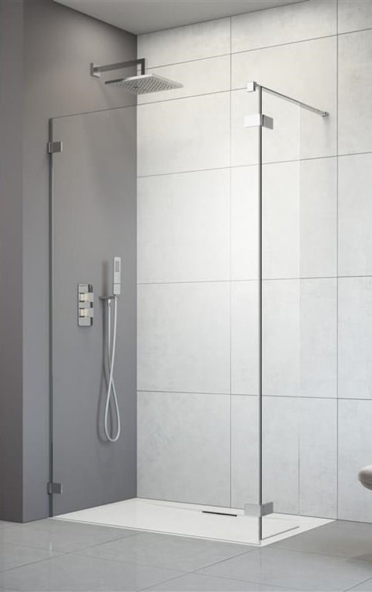 Душевая перегородка Radaway Arta Walk-in 90x40L (386290-03-01+386010-03-01L) walk-in Прозрачное