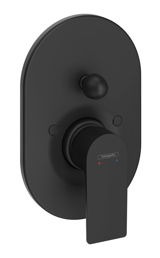 Смеситель для душа Hansgrohe Rebris Е, черный матовый (72459670) Для душа Черный, Черный матовый