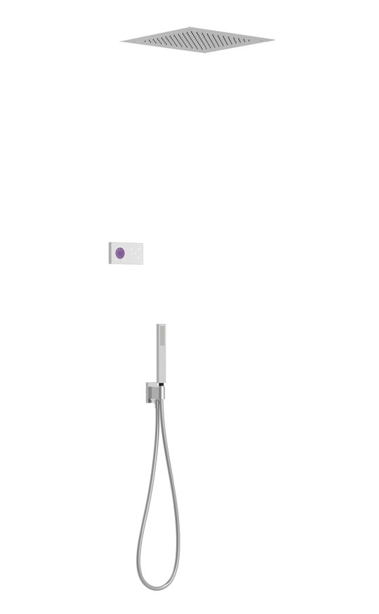 Электронный душевой комплект скрытого монтажа Tres SHOWER TECHNOLOGY (09286552) Душевые комплекты (системы) Хром