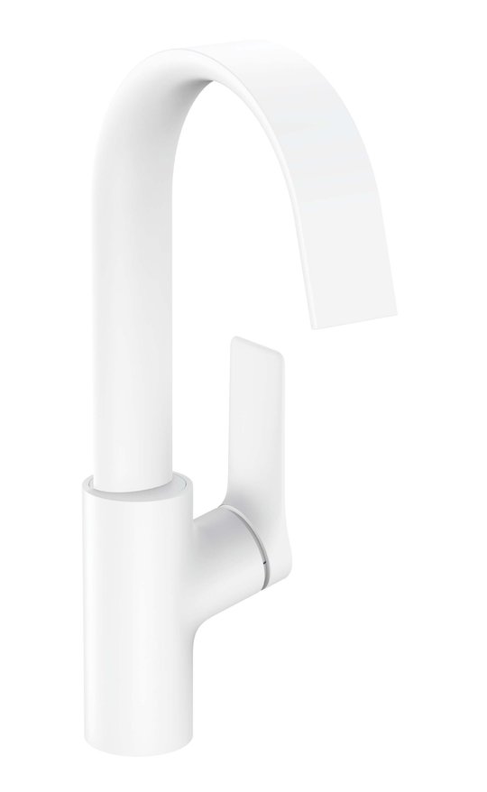 Смеситель для раковины Hansgrohe Vivenis 210, белый матовый (75030700) Для раковины Белый матовый