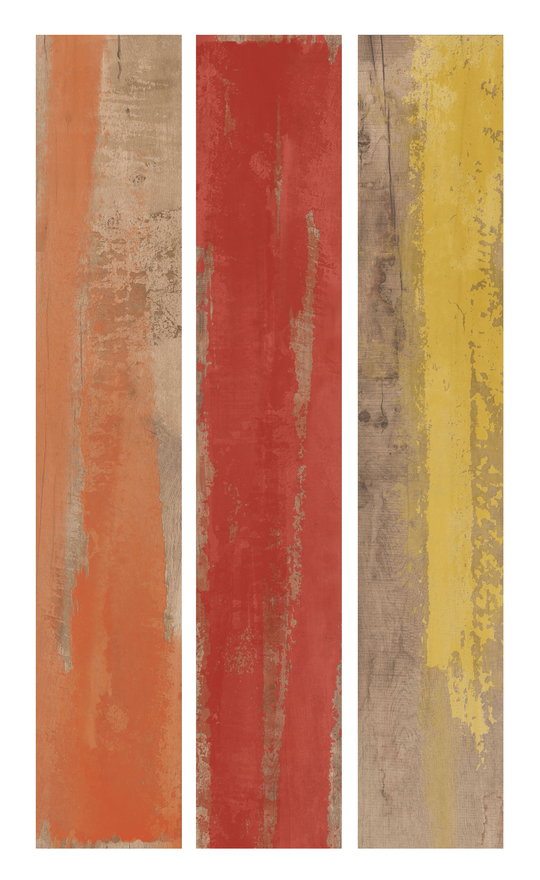 Плитка ABK Dolphin Listone Clay Paint Mix 3 20*120 (DPR35105) ABK Для кухни, Для общественных помещений, Для жилых помещений, Для ванной