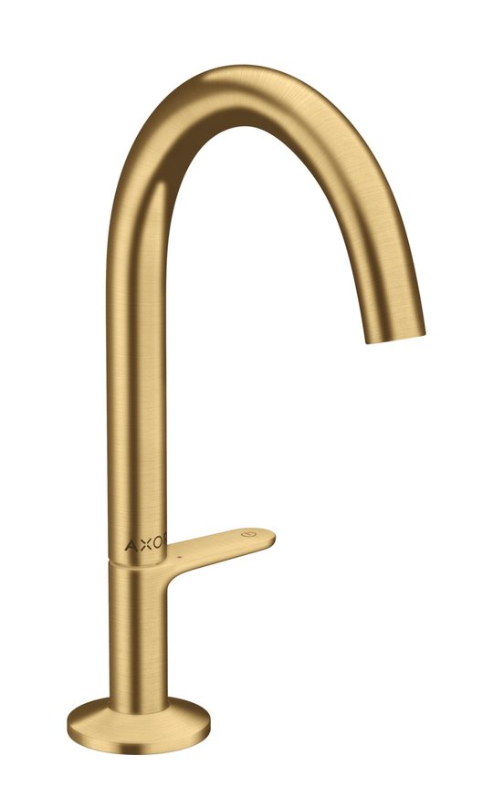 Смеситель для раковины Axor One Select 170 мм, Brushed Gold Optic (48020250) Для раковины Золото