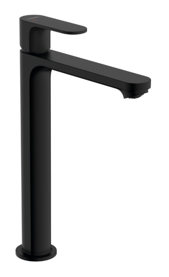 Змішувач для раковини Hansgrohe Rebris s CoolStart 240 мм, чорний матовий (72580670) Для раковини Чорний, Чорний матовий