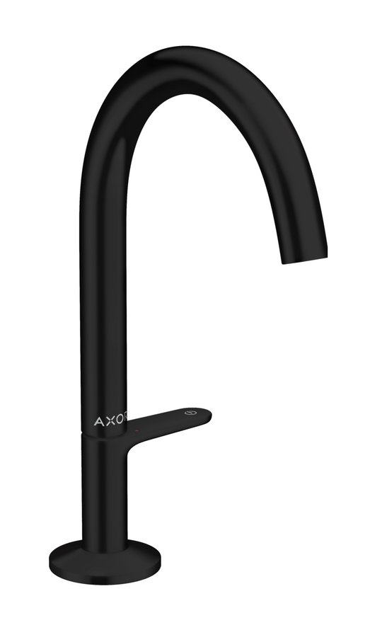 Змішувач для раковини Axor One Select 170 мм, Matt Black (48020670) Для раковини Чорний, Чорний матовий
