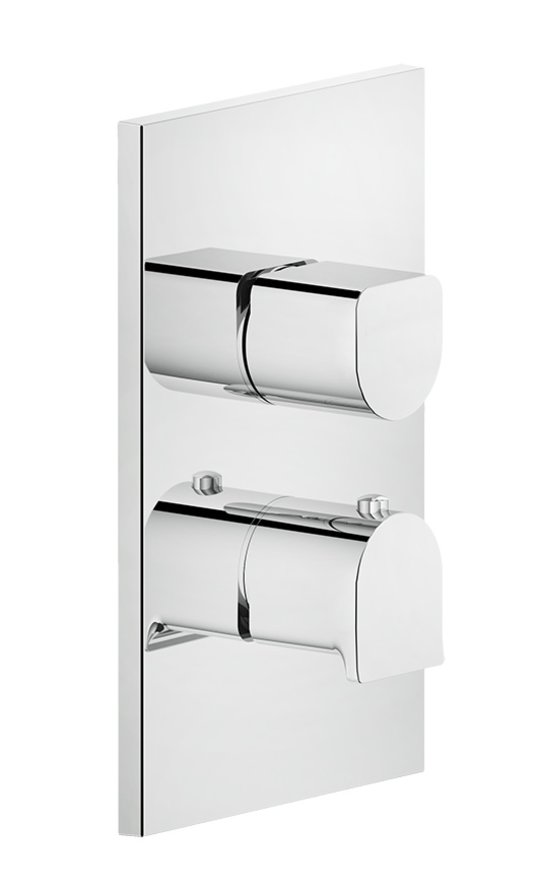 Термостатический смеситель на 1 потребитель Gessi Rilievo (59132-031) Для душа Хром