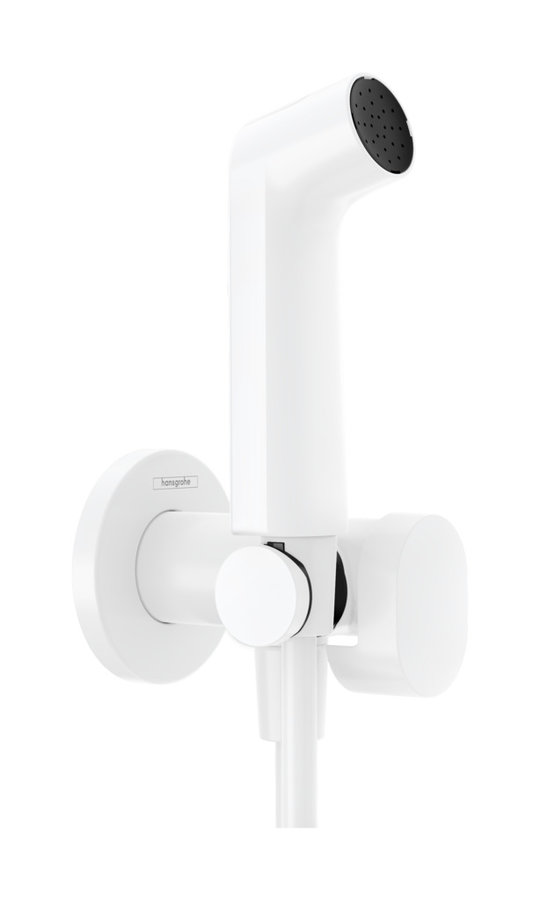 Гигиенический душ Hansgrohe Bidette 1jet S, белый матовый (29232700) Гигиенические души Белый, Белый матовый