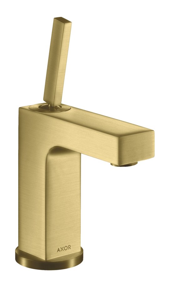 Смеситель для раковины Axor Citterio, Brushed Brass (39010950) Для раковины Латунь