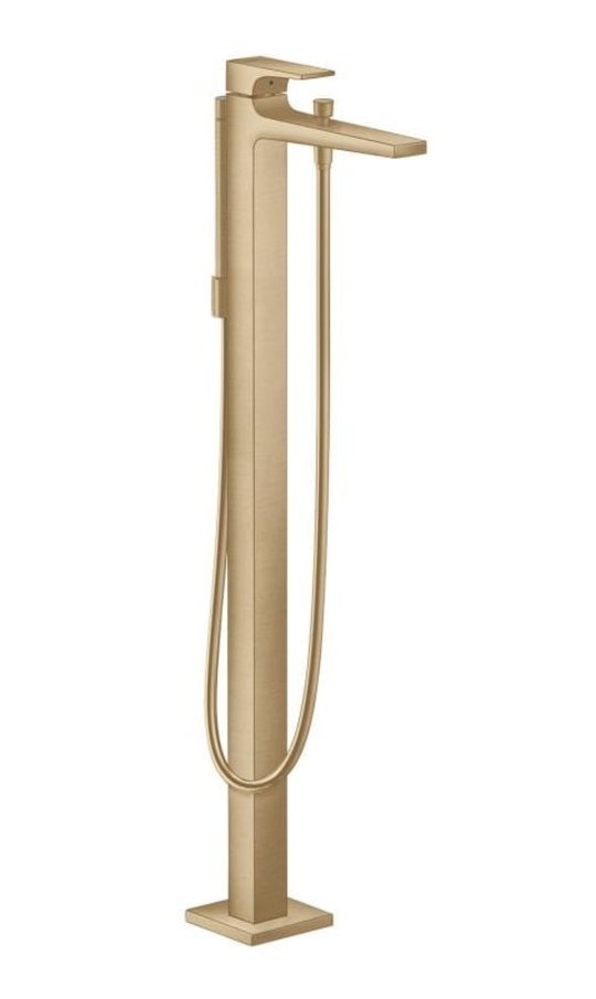 Підлоговий змішувач для ванни Hansgrohe Metropol Brushed Bronze (32532140) Для ванни Бронза
