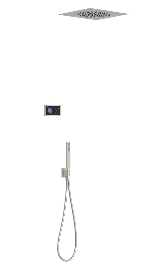 Электронный душевой комплект скрытого монтажа Tres SHOWER TECHNOLOGY, сталь (09288584AC) Душевые комплекты (системы) Сталь