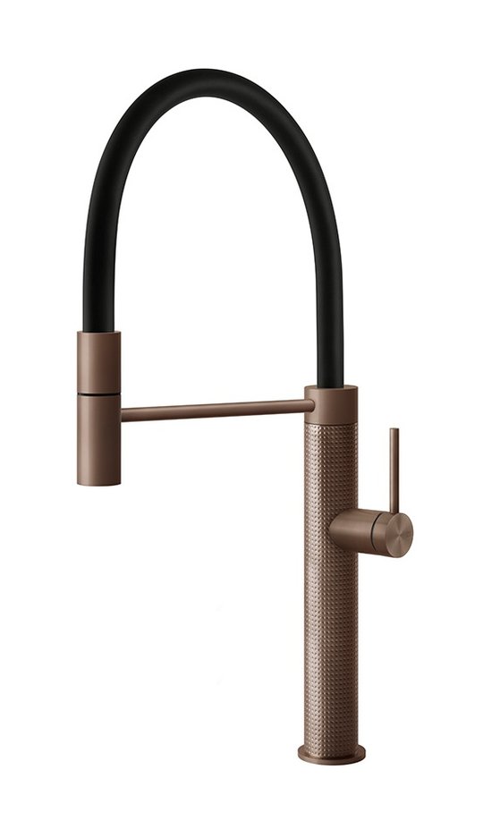 Смеситель для кухни Gessi Kitchen CESELLO, полированная медь (60014-708) Для кухни Медь