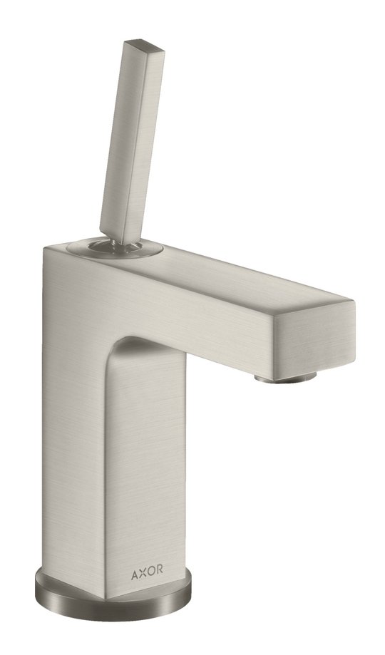 Смеситель для раковины Axor Citterio, Stainless Steel Optic (39010800) Для раковины Нерж. сталь