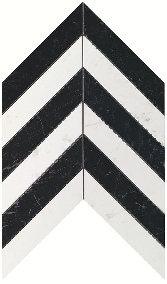 Плитка Atlas Concorde Marvel Stone Chevron Cold Wall 30,5*25 (9SCL) Atlas Concorde Для кухні, Для громадських приміщень, Для житлових приміщень, Для ванної