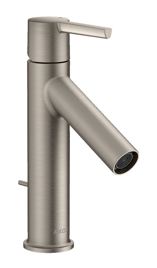 Змішувач для раковини Axor Starck, Stainless Steel Optic (10001800) Для раковини Нерж. сталь