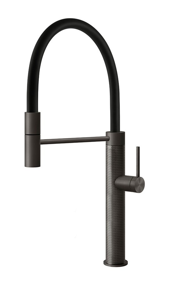 Смеситель для кухни Gessi Kitchen CESELLO, полированный черный (60014-707) Для кухни Черный
