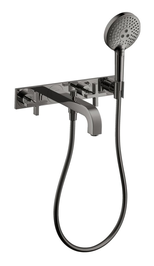 Змішувач для ванни Axor Citterio, Polished Black Chrome (39441330) Для ванни Чорний