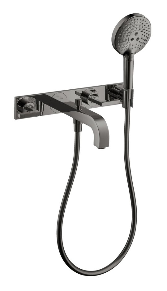 Змішувач для ванни Axor Citterio, Polished Black Chrome (39442330) Для ванни Чорний