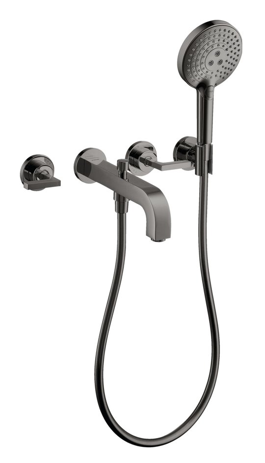 Змішувач для ванни Axor Citterio, Polished Black Chrome (39448330) Для ванни Чорний