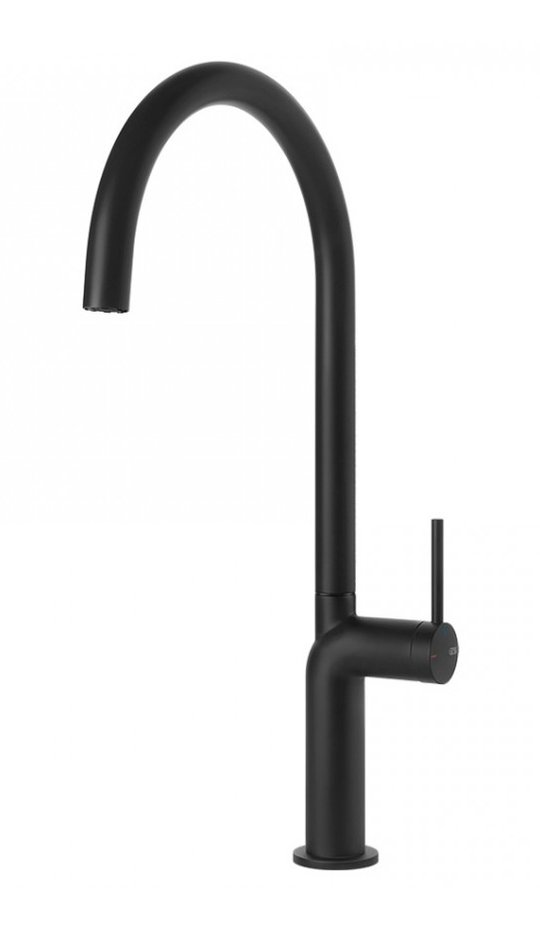 Смеситель для кухни Gessi Kitchen STELO, матовый черный (60301-299) Для кухни Черный, Черный матовый