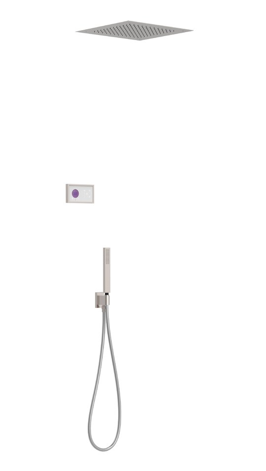 Электронный душевой комплект скрытого монтажа Tres SHOWER TECHNOLOGY, сталь (09286552AC) Душевые комплекты (системы) Сталь
