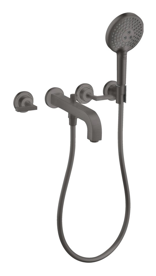Смеситель для ванны Axor Citterio, Brushed Black Chrome (39448340) Для ванны Черный