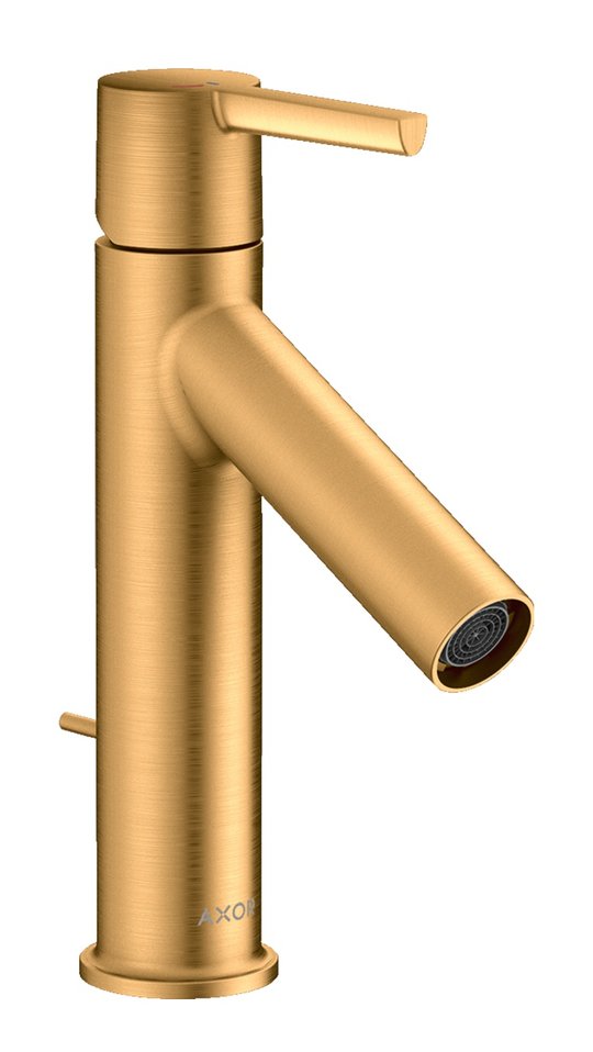 Смеситель для раковины Axor Starck CoolStart, Brushed Gold Optic (10007250) Для раковины Золото