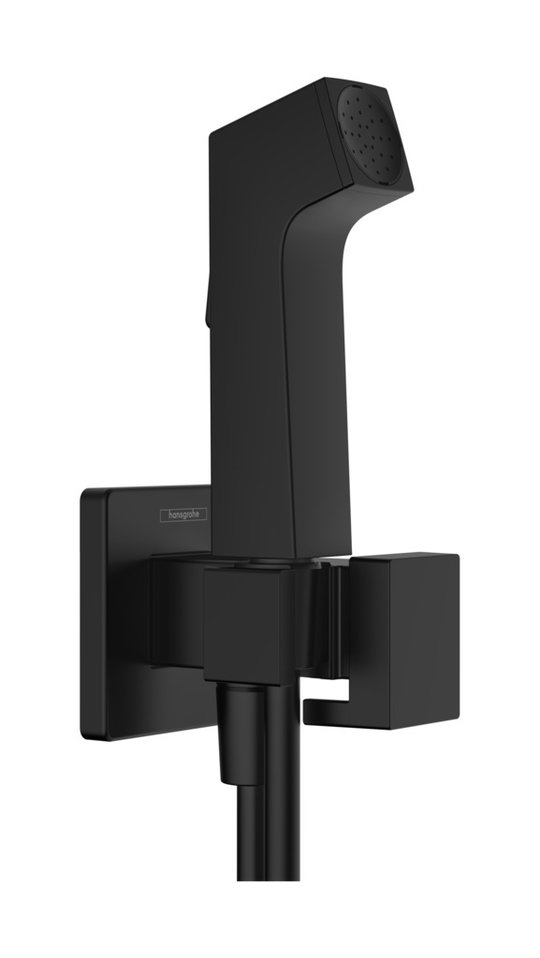Гигиенический душ Hansgrohe Bidette 1jet E на холодную воду, черный матовый (29231670) Гигиенические души Черный, Черный матовый