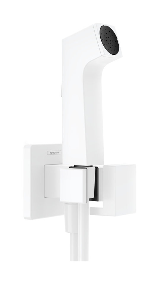 Гигиенический душ Hansgrohe Bidette 1jet E на холодную воду, белый матовый (29231700) Гигиенические души Белый, Белый матовый
