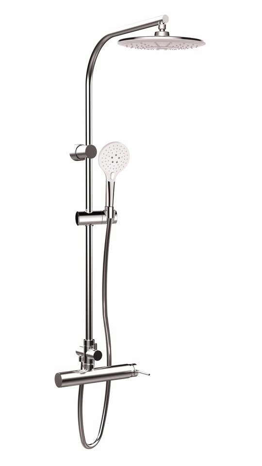 Душевая система GRB Time 3F Snow TL (47475470TL) Душевые стойки Хром