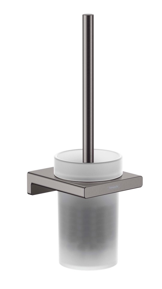 Йоржик для унітазу Hansgrohe AddStoris, чорний-хром матовий (41752340) Йоржики для унітазу Hansgrohe