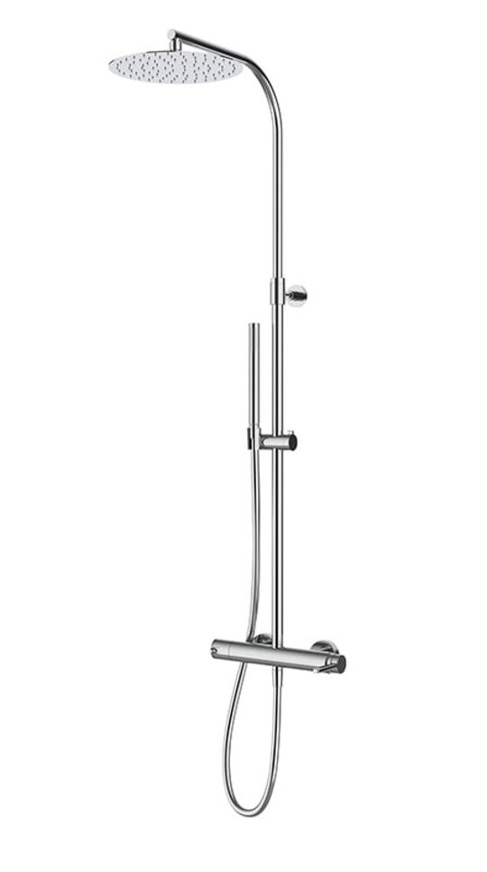 Душова система GRB Axis, хром (74499740-TL) Душові стійки Хром
