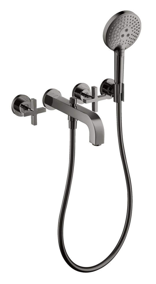 Смеситель для ванны Axor Citterio, Polished Black Chrome (39447330) Для ванны Черный