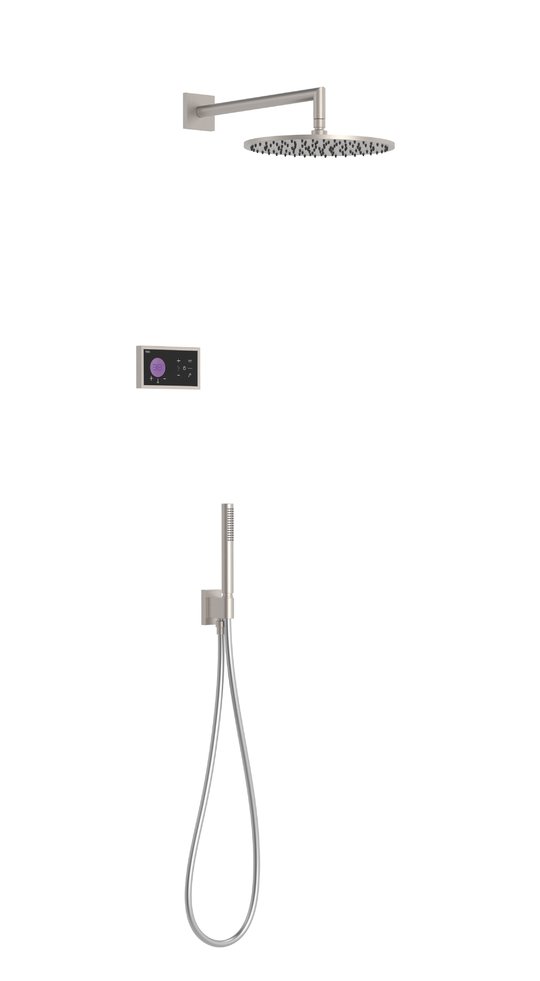 Электронный душевой комплект скрытого монтажа Tres SHOWER TECHNOLOGY, сталь (09288558AC) Душевые комплекты (системы) Сталь