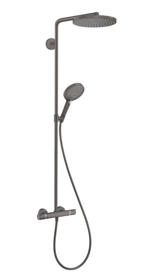 Душевая система Hansgrohe Raindance Select S SHOWERPIPE Brushed Black (27633340) Душевые стойки Черный глянцевый 