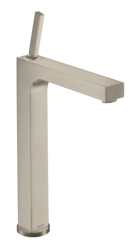 Смеситель для раковины 280 мм Axor Citterio, Brushed Nickel (39020820) Для раковины Никель